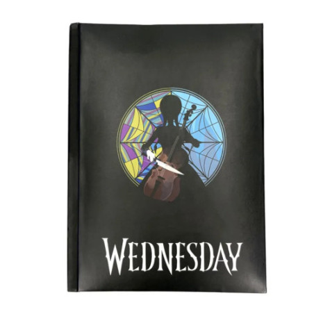 Wednesday Cahier Lumineux Rose Window