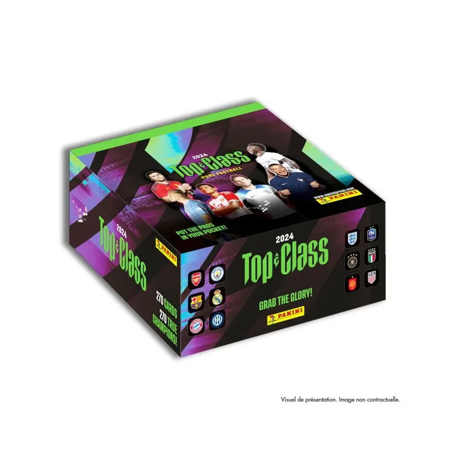 Panini Top Class Fifa 2024 Trading Card Boite De 24 Pochettes De 8 Cartes