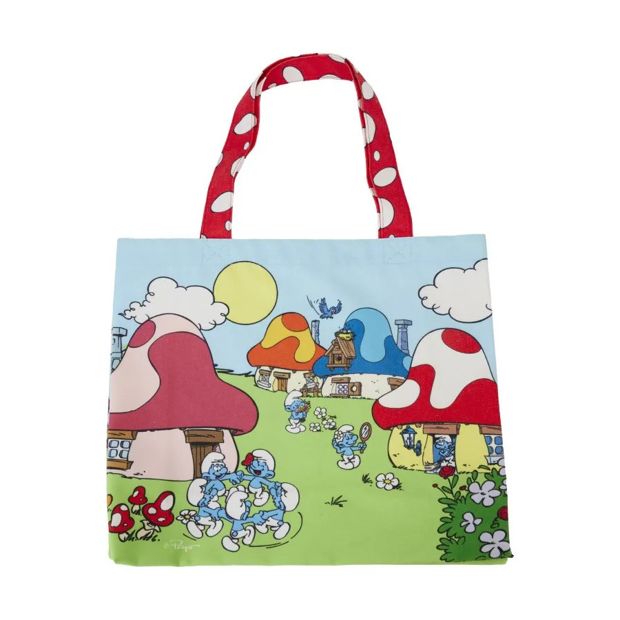 Les Schtroumpfs Loungefly Sac Tissu Village Life