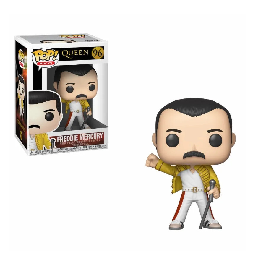 Rocks Pop Queen Freddie Mercury Wembley 1986