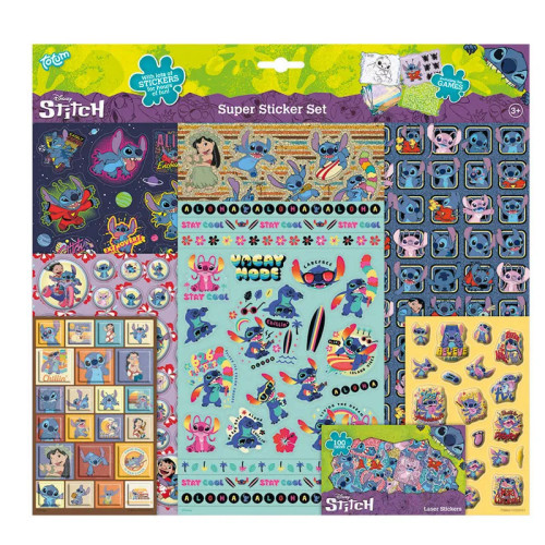 Disney Stickers Stitch Super Set