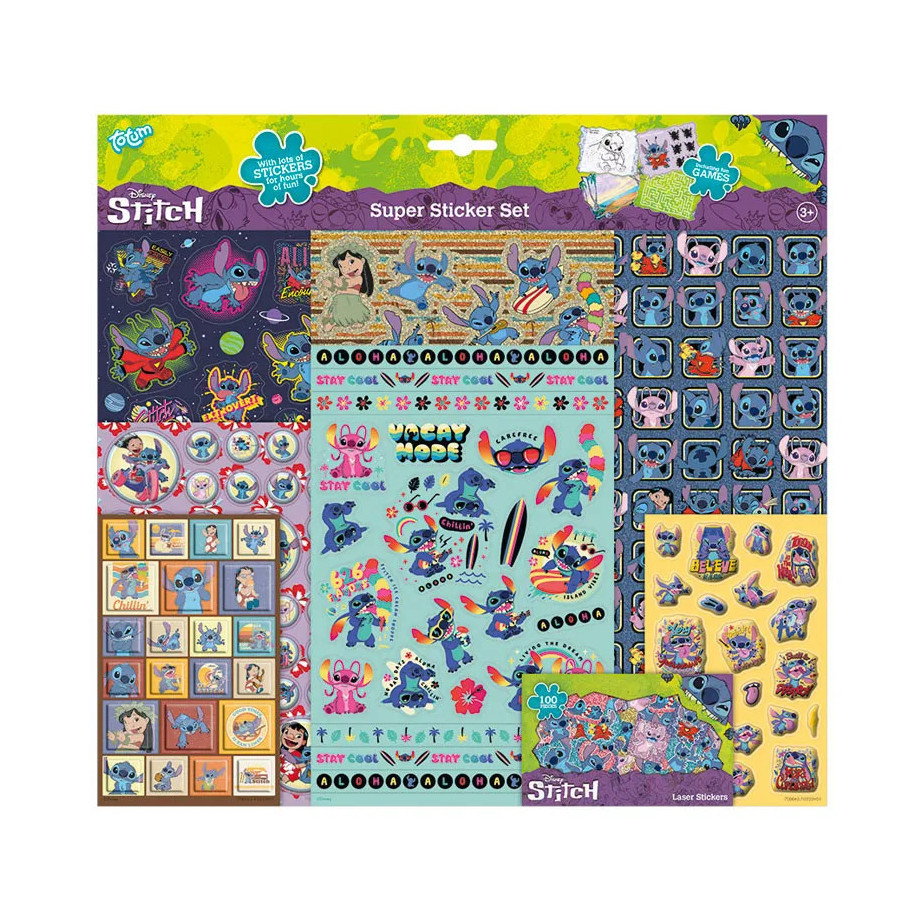 Disney Stickers Stitch Super Set