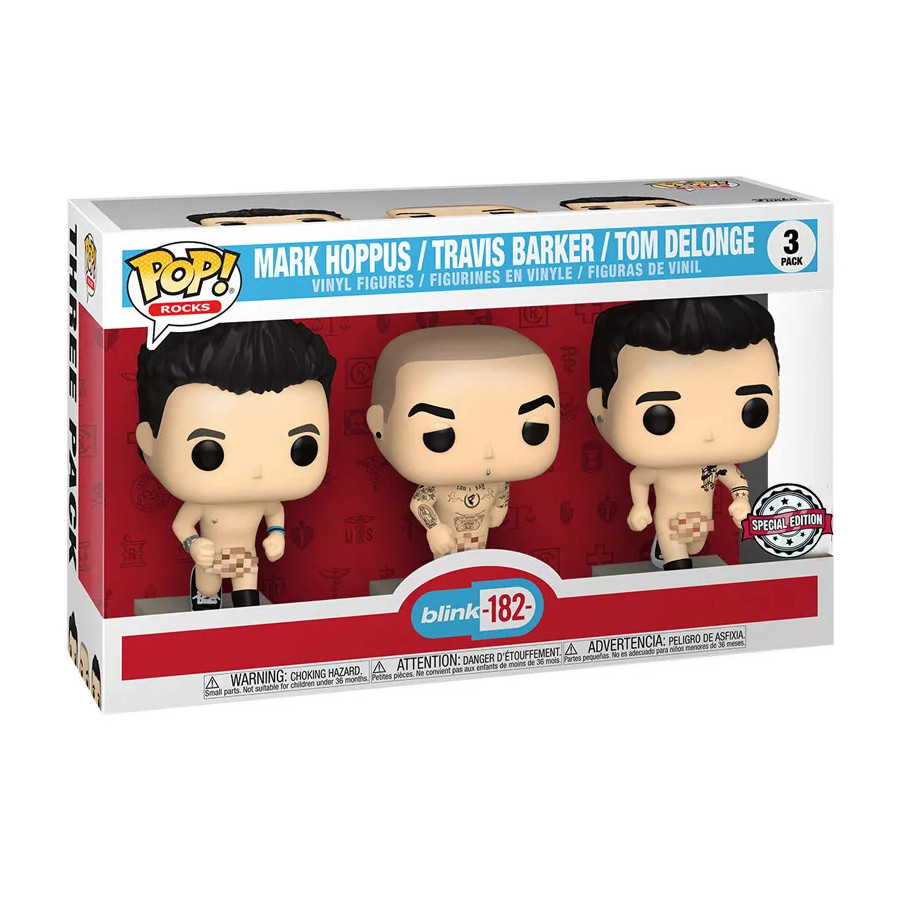 Rocks Pop Blink 182 3Pk Naked Exclu