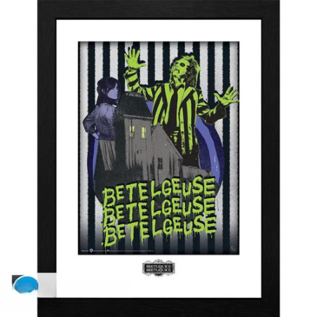 BEETLEJUICE - Tirage encadré "Beetlejuice Beetlejuice" (30x40)