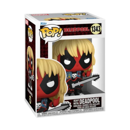 Marvel Pop Deadpool Metal Band