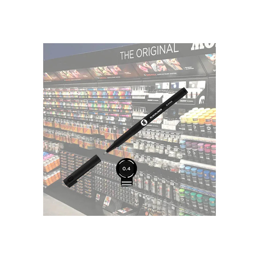 Molotow Blackliner 0,4mm Black