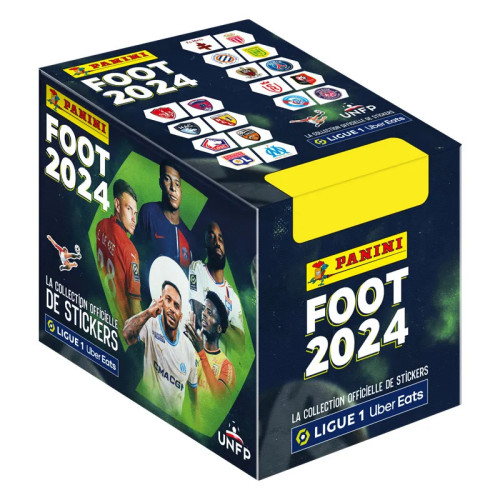 Panini Foot 2024 Ligue 1 Uber Eats Stickers Boite 50 Pochettes