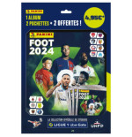 Panini Foot 2024 Ligue 1 Uber Eats Stickers Album 4 Pochettes