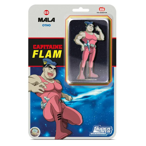 Capitaine Flam Pins Blister Card Mala 10,5cm