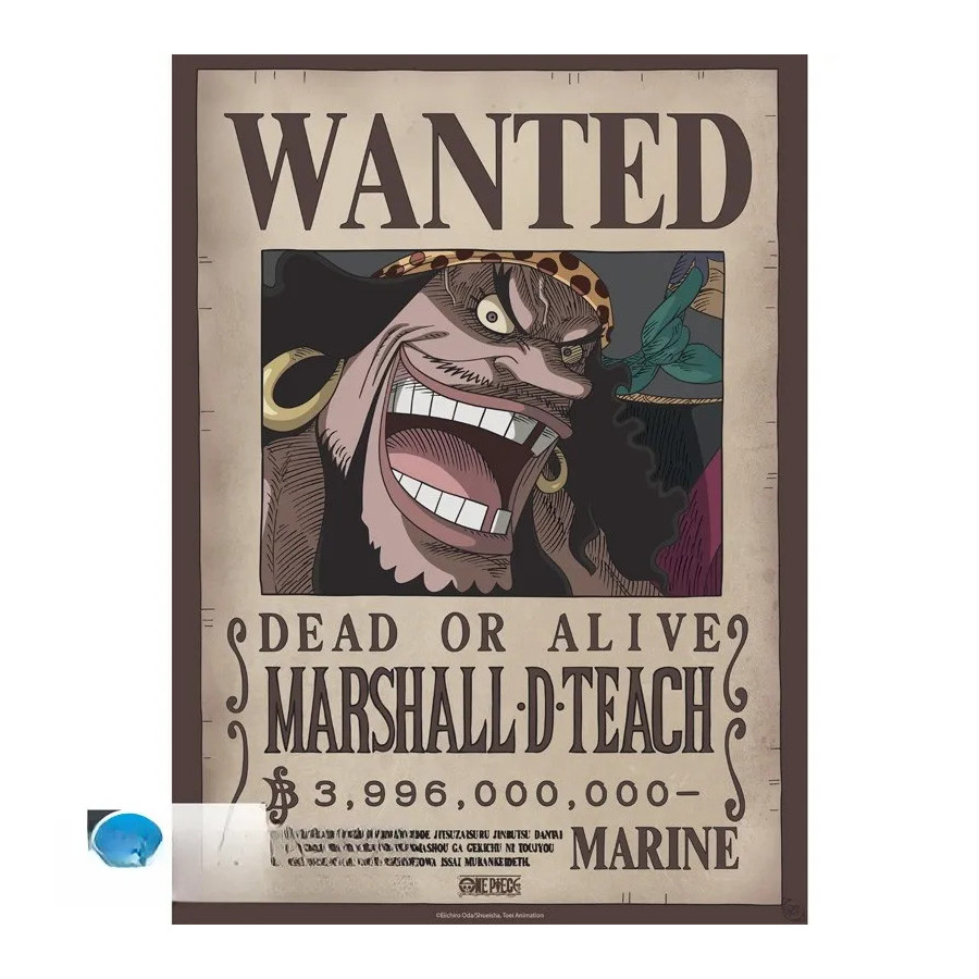 ONE PIECE - Poster Chibi 52x38 - Wanted Blackbeard Wano