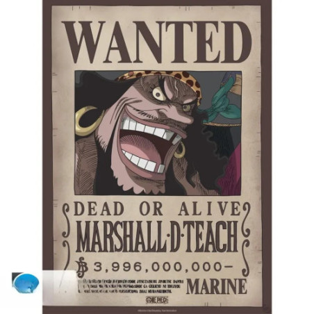ONE PIECE - Poster Chibi 52x38 - Wanted Blackbeard Wano