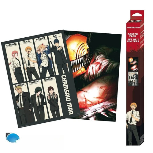 CHAINSAW MAN - Set 2 Posters Chibi 52x38 - Devil Hunters