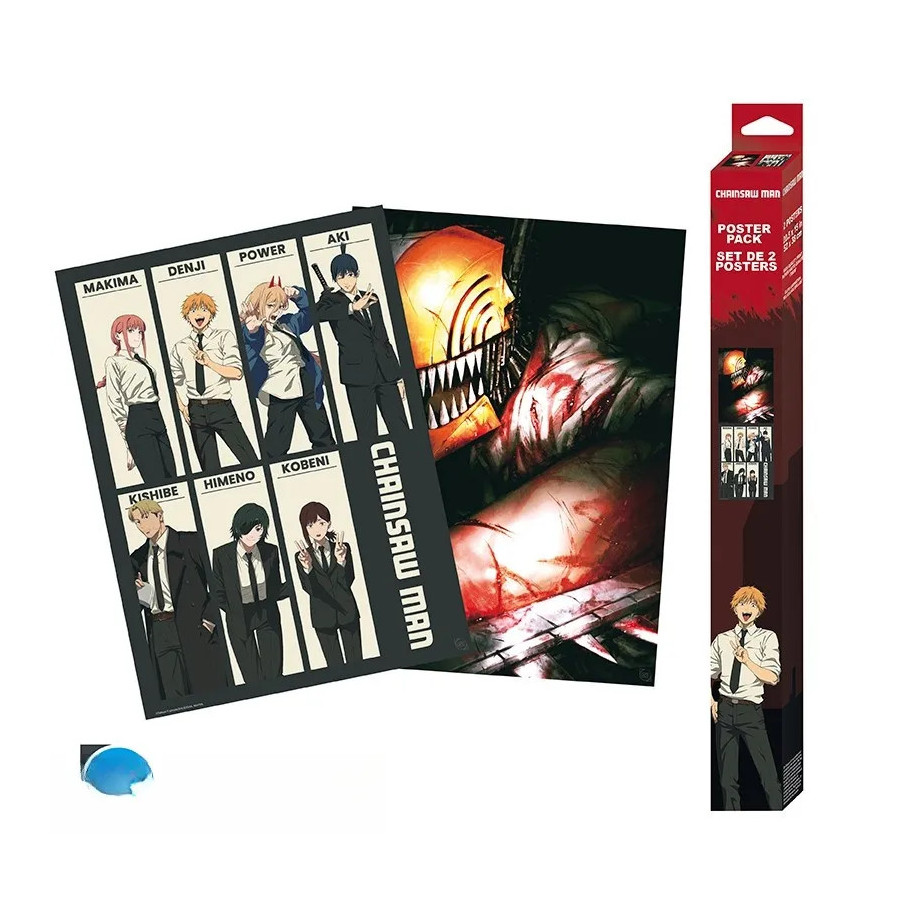 CHAINSAW MAN - Set 2 Posters Chibi 52x38 - Devil Hunters