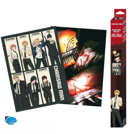 CHAINSAW MAN - Set 2 Posters Chibi 52x38 - Devil Hunters