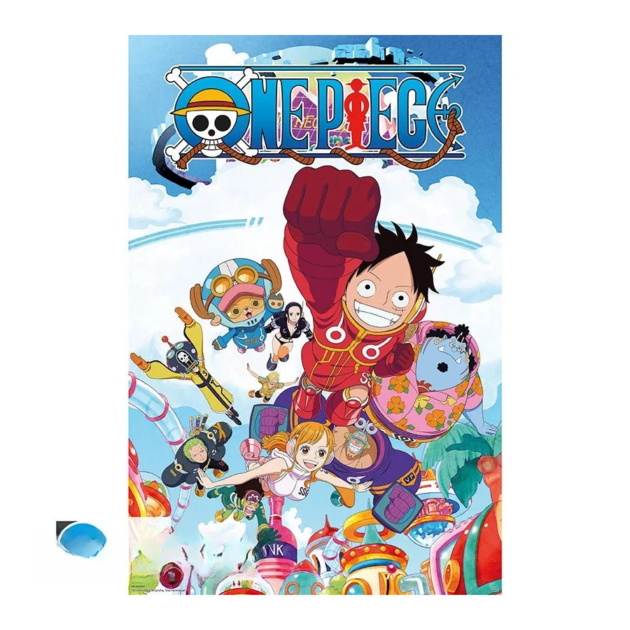 ONE PIECE - Poster Maxi 91,5x61 - Egg Head Couverture