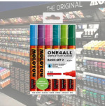 Molotow Acrylic Marker One4All 4mm Wallet Basic Set 2 6 pcs