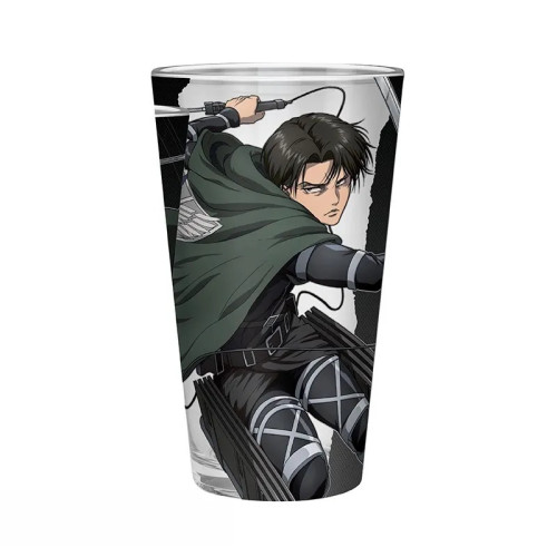 ATTACK ON TITAN - Verre XXL - 400 ml - Levi S4