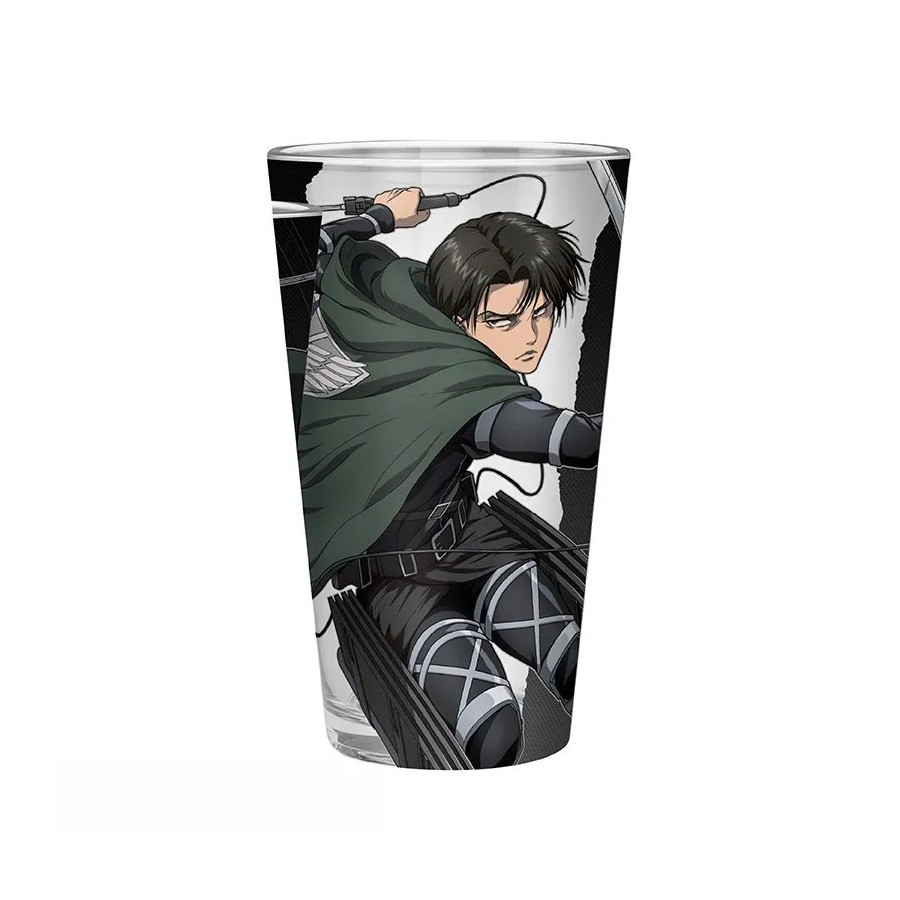 ATTACK ON TITAN - Verre XXL - 400 ml - Levi S4