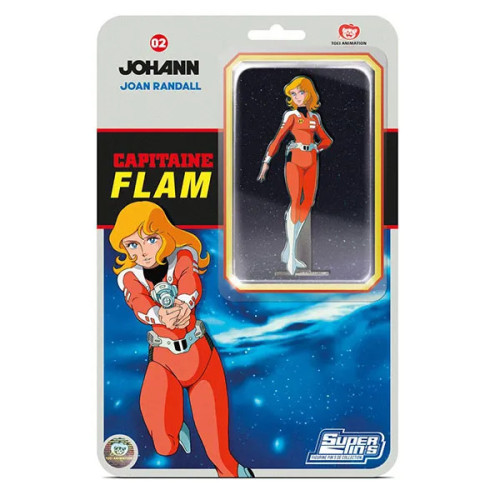 Capitaine Flam Pins Blister Card Johann 10,5cm