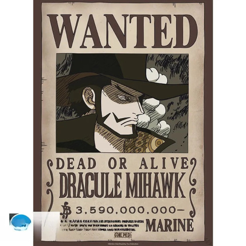 ONE PIECE - Poster Chibi 52x38 - Wanted Mihawk Wano