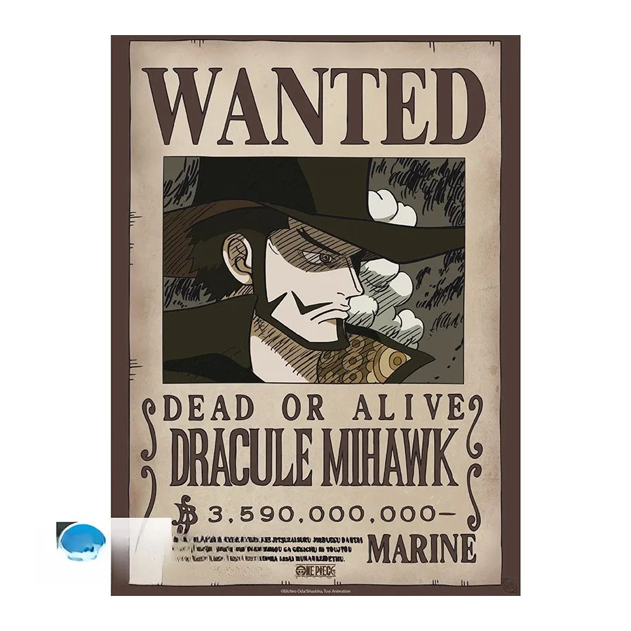 ONE PIECE - Poster Chibi 52x38 - Wanted Mihawk Wano