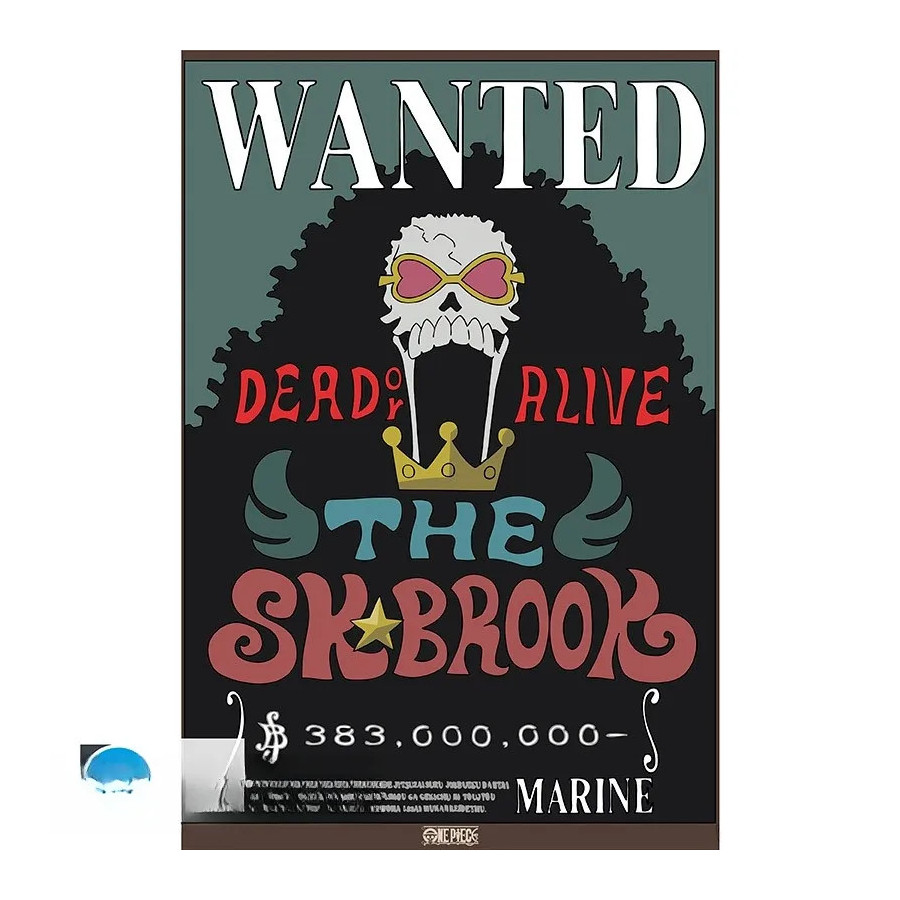 ONE PIECE - Poster Chibi 52x38 - Wanted Brook Wano