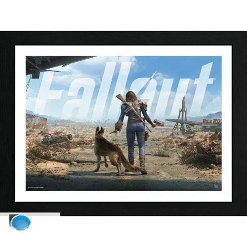 FALLOUT - Tirage encadré "Femme Seule Survivante" (30x40)