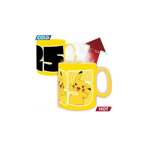 POKEMON - Mug Heat Change -460ml - Pikachu 25 - boîte carton
