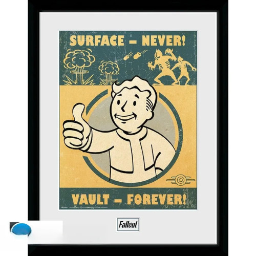 FALLOUT - Tirage encadré "La Chambre Forte Pour Toujours" (30x40)
