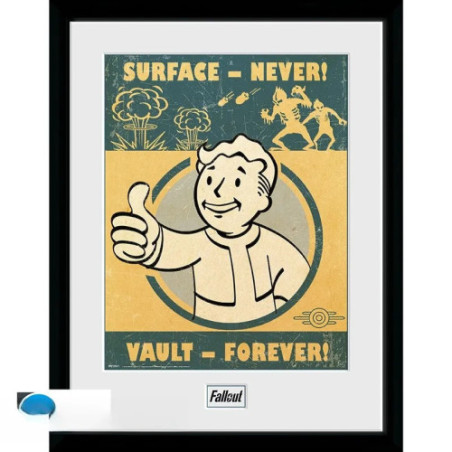 FALLOUT - Tirage encadré "La Chambre Forte Pour Toujours" (30x40)