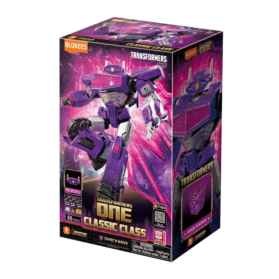 Transformers Blokees Classic Class 18 Shock Wave Movie 8