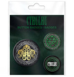 CTHULHU - Pack de Badges - Necronomicon