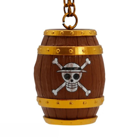 ONE PIECE - Porte-clés 3D - Tonneau