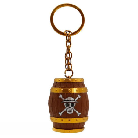 ONE PIECE - Porte-clés 3D - Tonneau