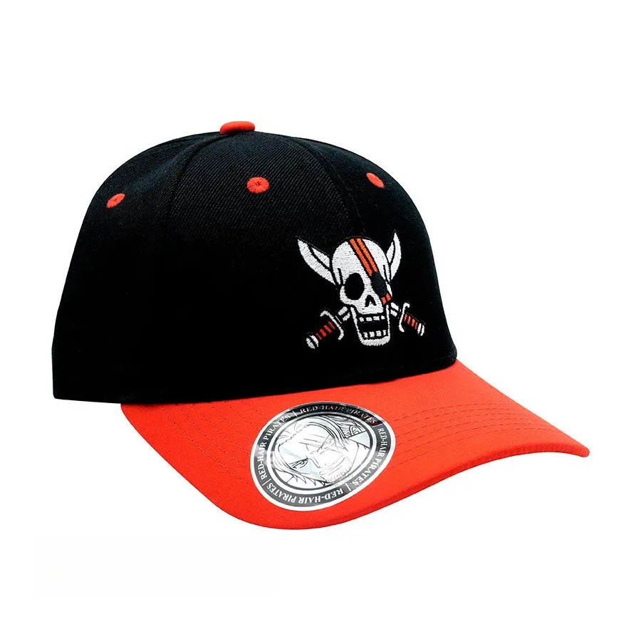 ONE PIECE - Casquette - Noir & Rouge - Shanks