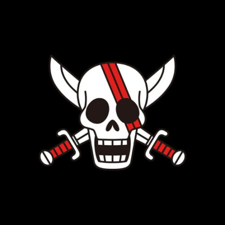 ONE PIECE - Casquette - Noir & Rouge - Shanks