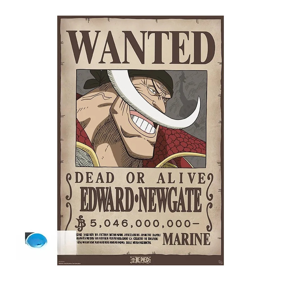 ONE PIECE - Poster Maxi 91,5x61 - Wanted Whitebeard