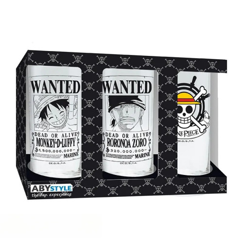 ONE PIECE - Set de 3 verres