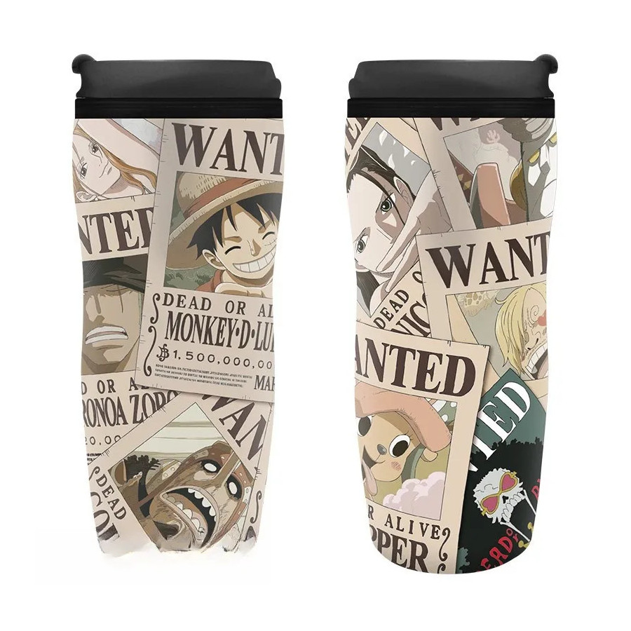 ONE PIECE - Mug de voyage Wanted