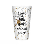 DISNEY - Verre XXL - 400 ml - Clochette Dorée - Paillettes