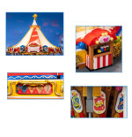Peanut Snoopy Pantasy Snoopy Carousel