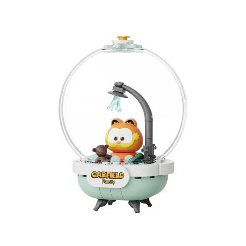 Garfield Crystal Ball Series Pantasy 86802 Garfield Cozy Bath 13cm