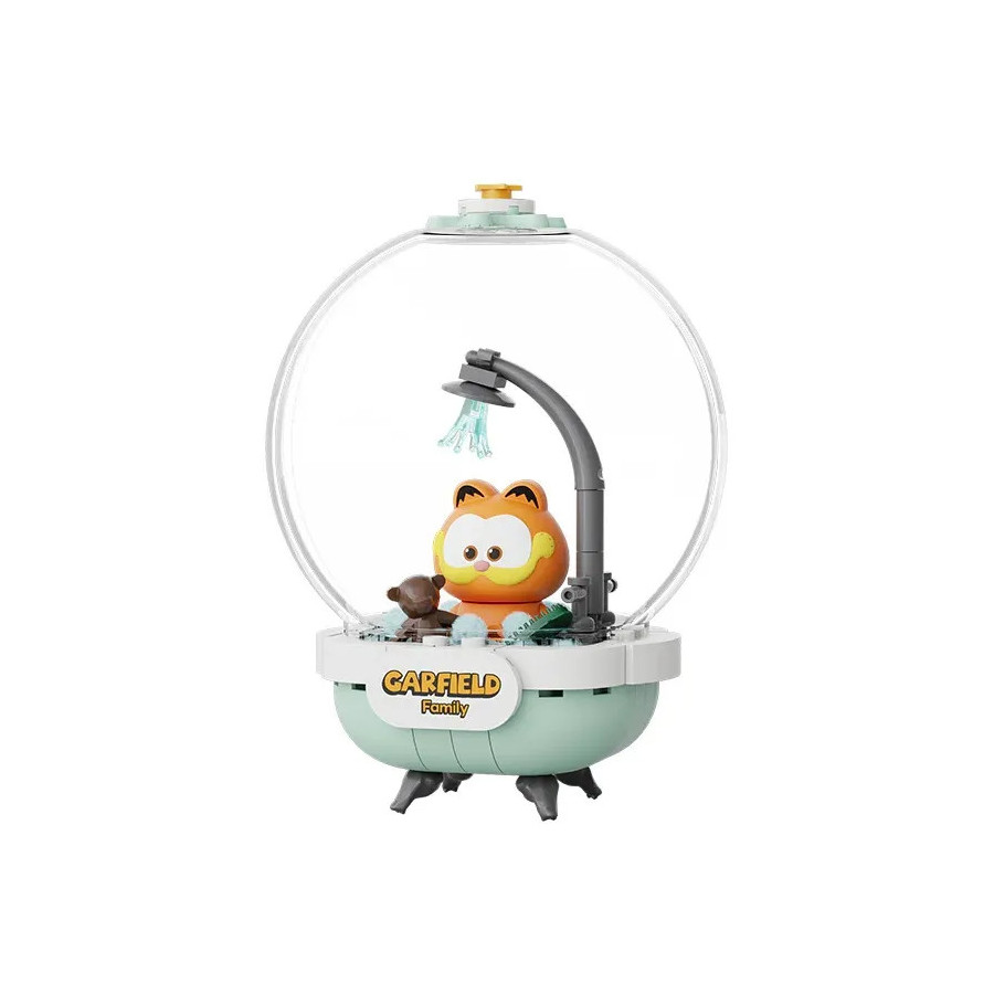 Garfield Crystal Ball Series Pantasy 86802 Garfield Cozy Bath 13cm