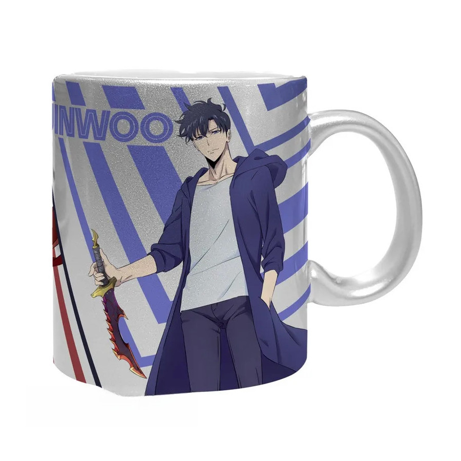 SOLO LEVELING - Mug - 320 ml - Jinwoo & Igris - subli silver