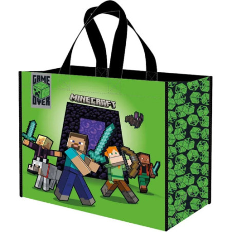 Minecraft Sac Cabas PP 45X40X20cm 25Pcs