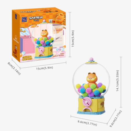 Garfield Crystal Ball Series Pantasy 86804 Garfield Gumball Machine 14cm