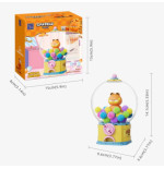 Garfield Crystal Ball Series Pantasy 86804 Garfield Gumball Machine 14cm