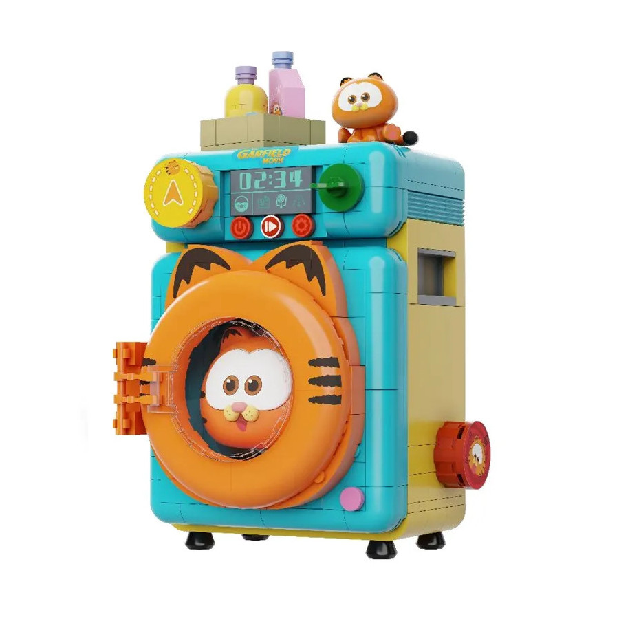 Garfield Pantasy 86821 Fantastic Machines Series Washing Machine 18cm