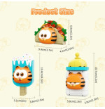 Garfield Fridge Magnet Series Pantasy 86817 Popsicle Fridge Magnet 10cm
