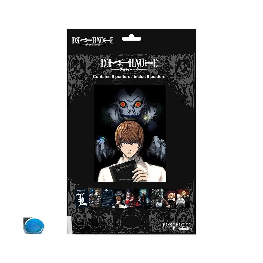 DEATH NOTE - Portfolio 9 posters Protagonistes (21x29,7)